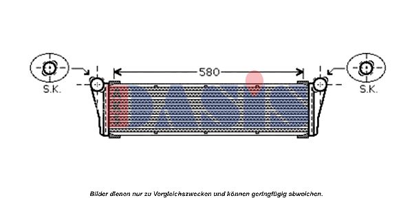 AKS DASIS radiatorius, variklio aušinimas 170003N